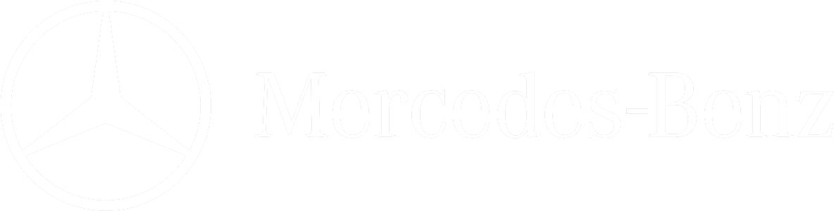 Mercedes Benz white logo